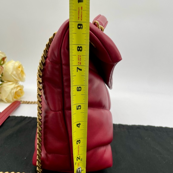 Women’s Ysl, medium LouLou puffer shoulder bag made in Italy - Picture 7 of 16